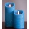 [LED 양초]FLAMELESS CANDLE BLUE DISTRESSED - 블루 [7인치]