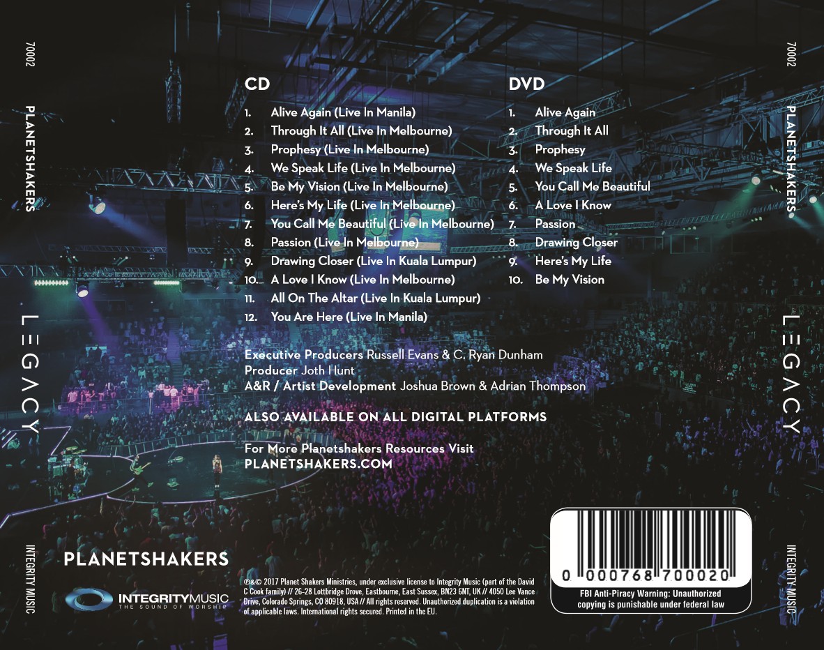 Planetshakers - Legacy (CD+DVD)